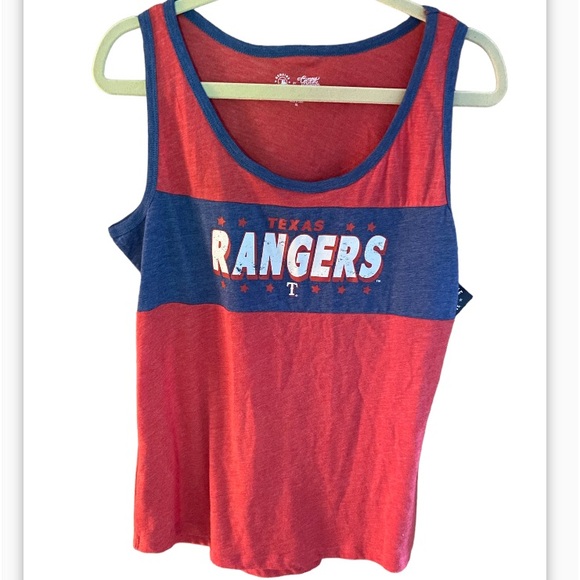 MLB Tops - MLB by Campus Lifestyles. Texas Rangers tank top. Size large   NWT